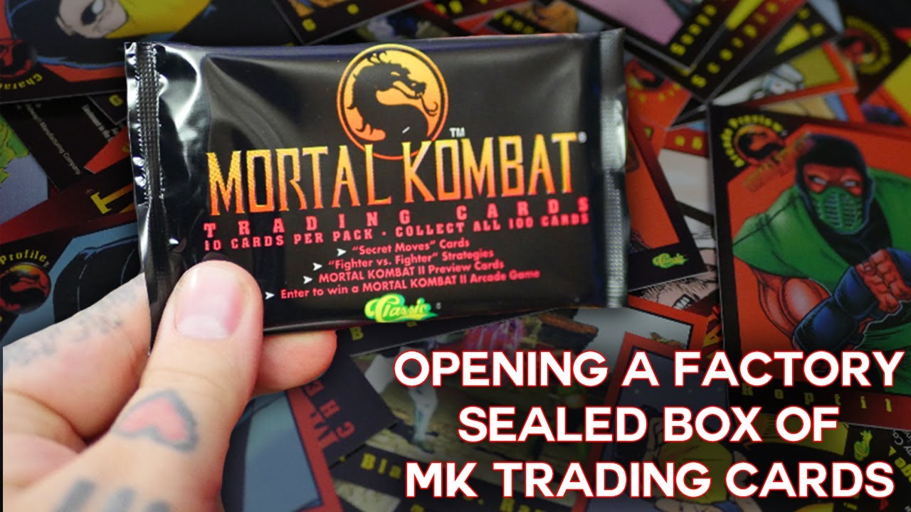 Opening an ENTIRE BOX of Factory Sealed Mortal Kombat Trading Cards - Mortal Kombat Monday.