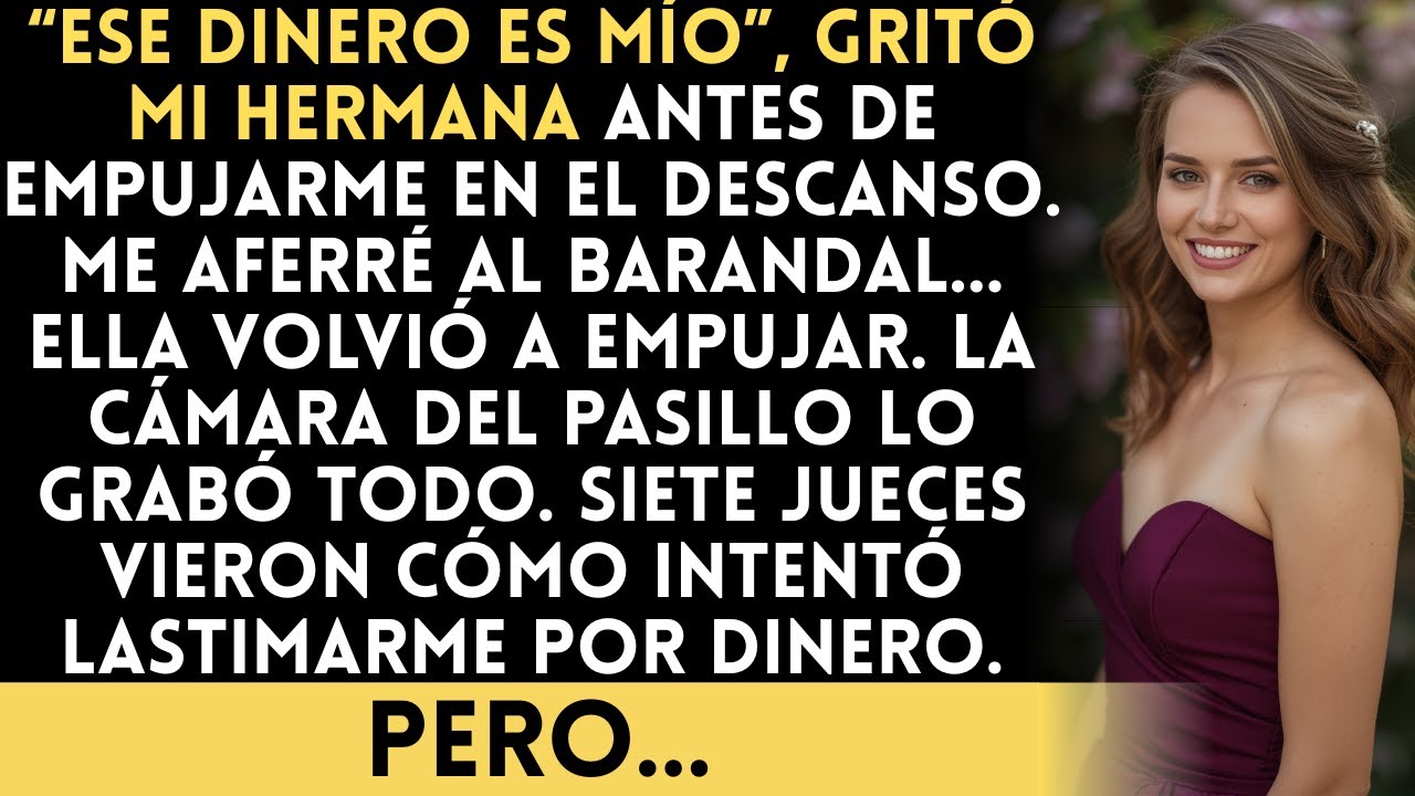 Mi hermana me empujó por las escaleras por su cheque de herencia — siete jueces sucesorios…