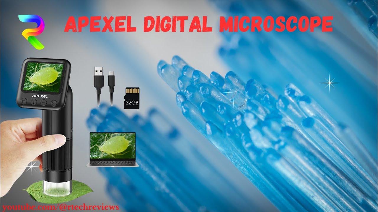 Apexel Digital Microscope does 800X and is Super Compact #apexel #microscope #digitalmicroscope