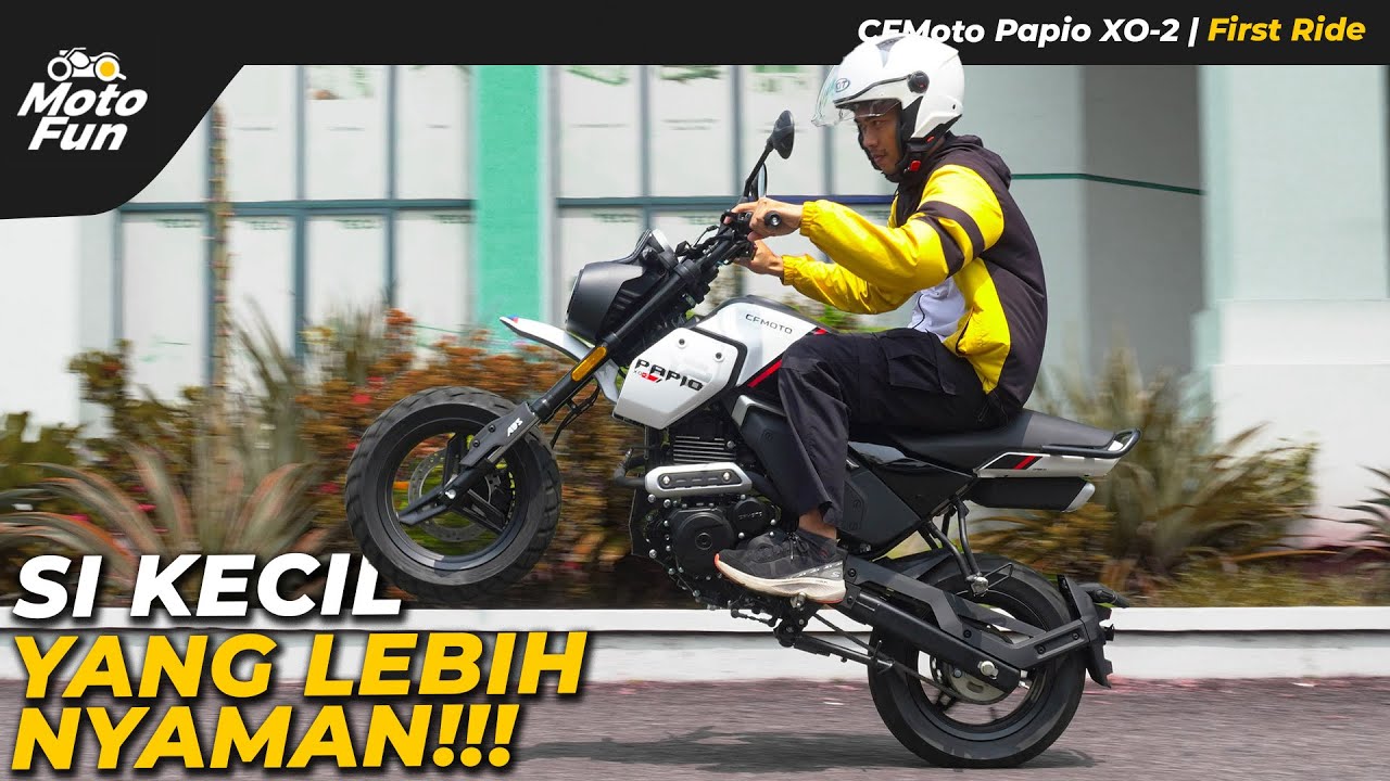 DIMENSI KECIL TAPI SERU DINAIKINNYA! INI DIA CF MOTO PAPIO  X-O2 | MotoFun Indonesia
