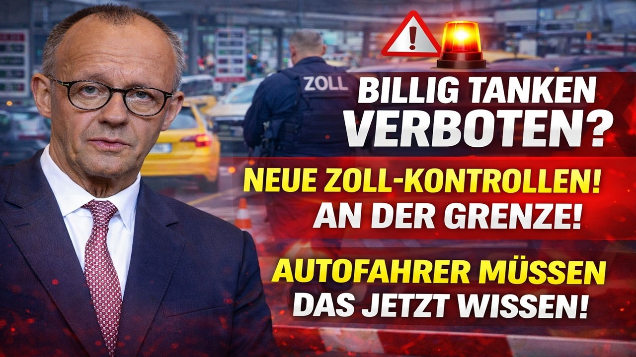 🚨 Billig Tanken Verboten? Neue Zoll-Kontrollen an der Grenze – Das müssen Autofahrer jetzt wissen!
