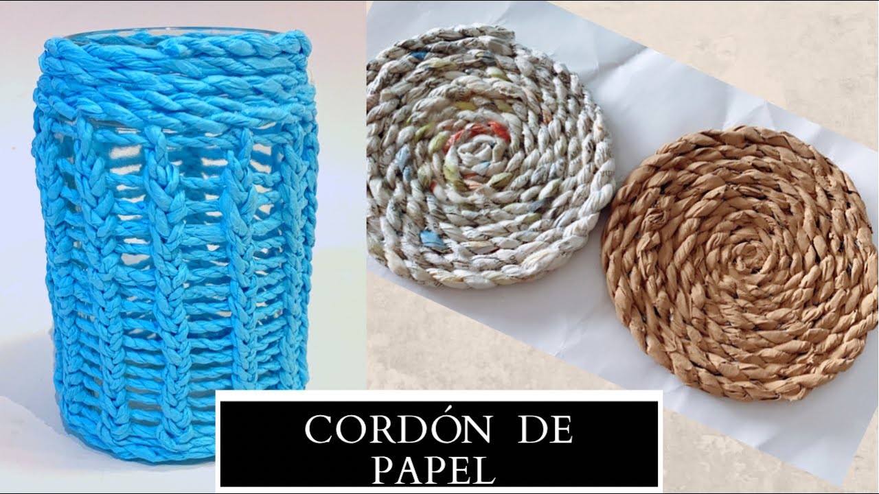 COMO HACER CORDÓN DE PAPEL