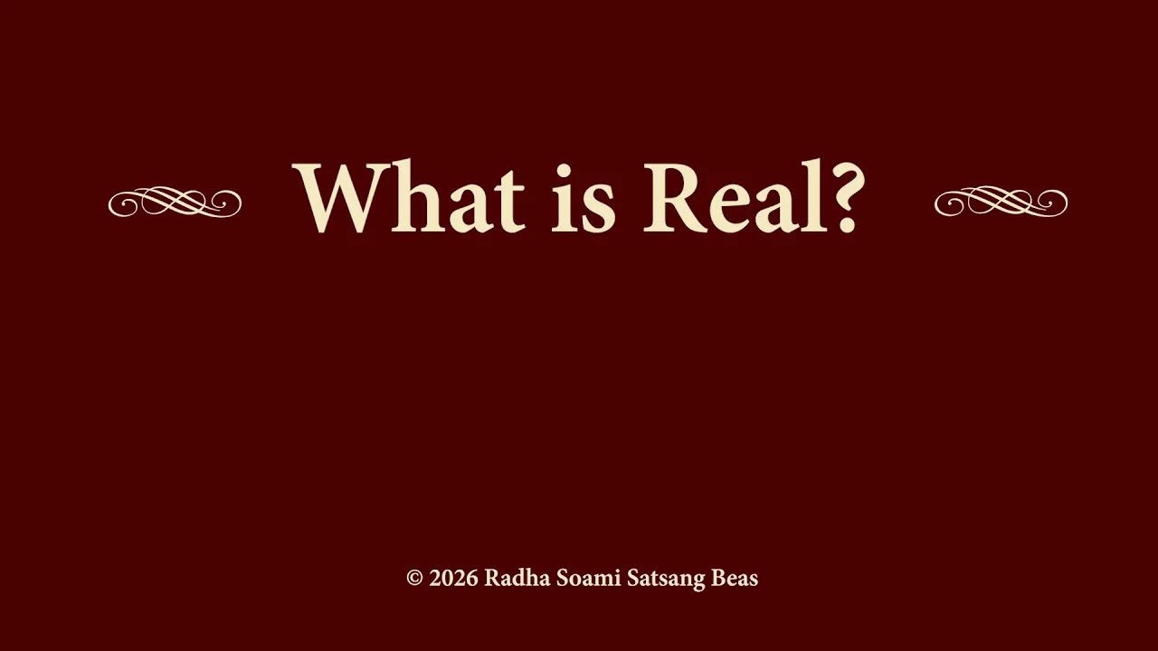1. What Is Real - Spiritual Sparks Eng/Hin/Punj