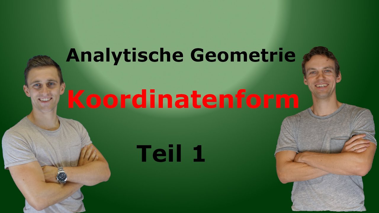 Koordinatenform Einführung, Ebenengleichung, mit Aufgaben+Lösung