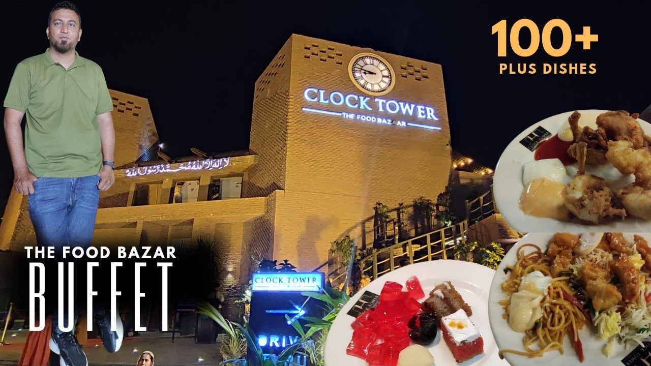 Clock Tower the food bazar | biggest buffet | Sea view | RAS vlog 75