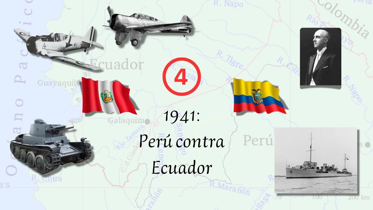 La Guerra de 1941 entre Perú y Ecuador, la 4 de Perú