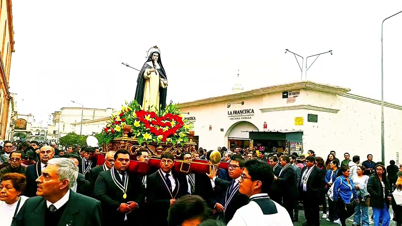 Procesion de la Beata Sor Ana de los angeles Monteagudo. Arequipa. 10 de enero del 2026. (2).