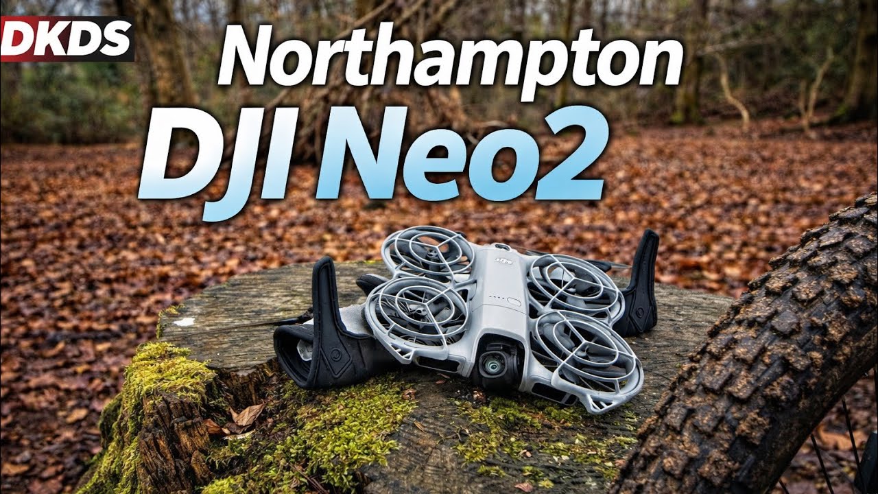 Fast MTB Trail Ride Northampton -DJI Neo 2 Follow Cam