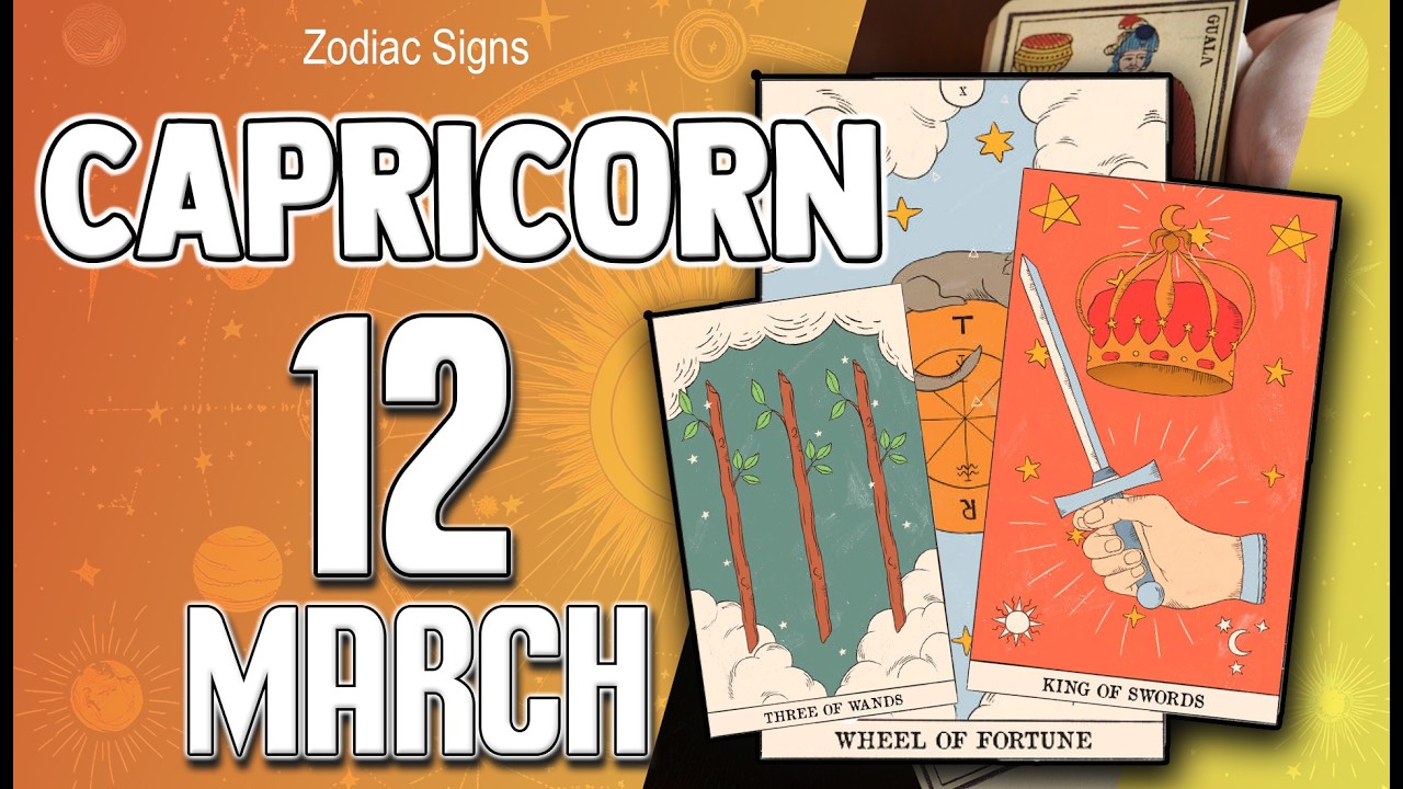 💰 𝐅𝐎𝐑𝐓𝐔𝐍𝐄 𝐈𝐒 𝐖𝐈𝐓𝐇 𝐘𝐎𝐔 💵 capricorn ♑ HOROSCOPE FOR TODAY MARCH 12 2026🔮 HOROSCOPE DAILY #CAPRICORN