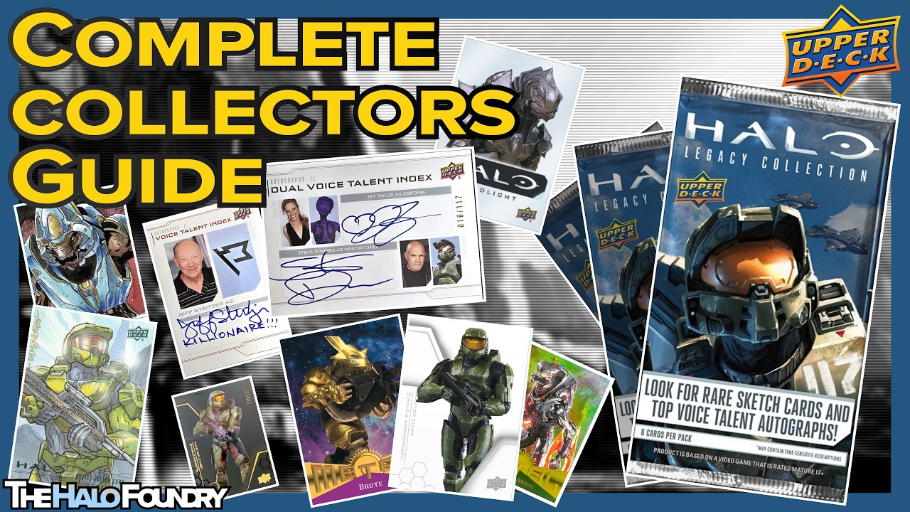 Halo Legacy trading card collection by Upper Deck guide #halo #haloinfinite #upperdeck