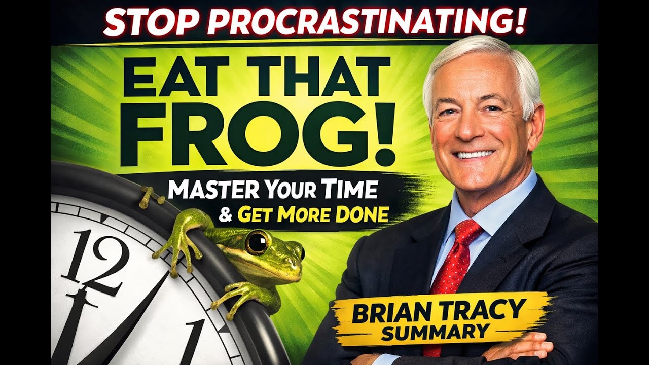 Eat That Frog by Brian Tracy | Stop Procrastinating & Master Time Management (Audio Summary)