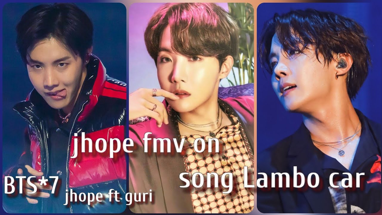 BTS💜jung hoseok💜J-hope fmv on hindi song💜lambo car ft guri💜jhope punjabi fmv💜BTS  ft hindi punjabi 💜