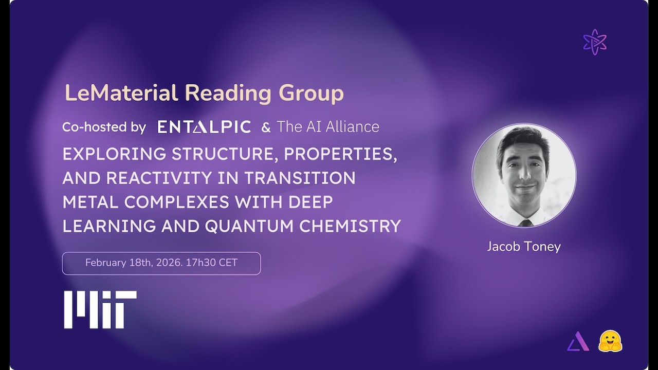 LeMaterial Reading Group | Identifying Dynamic Metal–Ligand Coordination Mode with Ensemble Learning