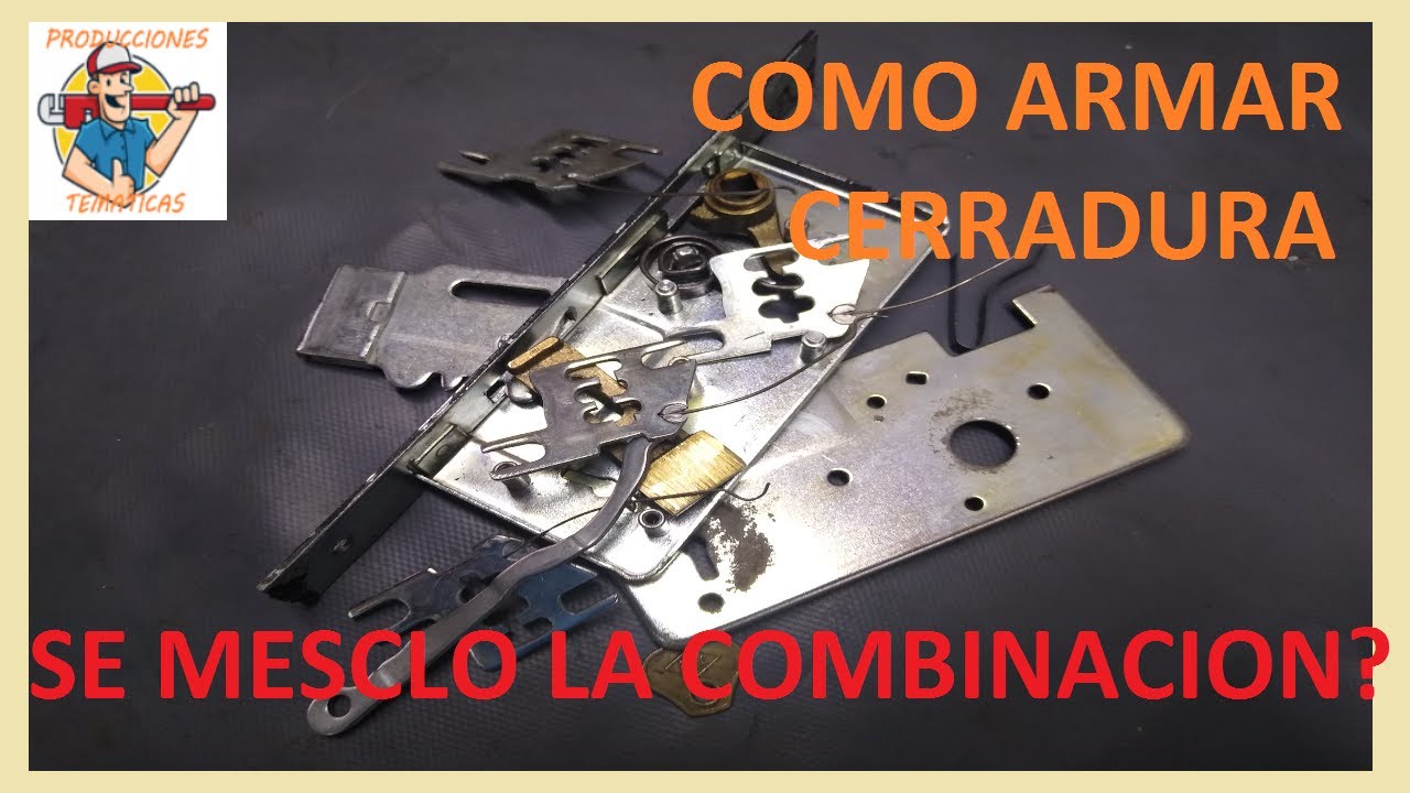 COMO ARMAR COMBINACION DE CERRADURA