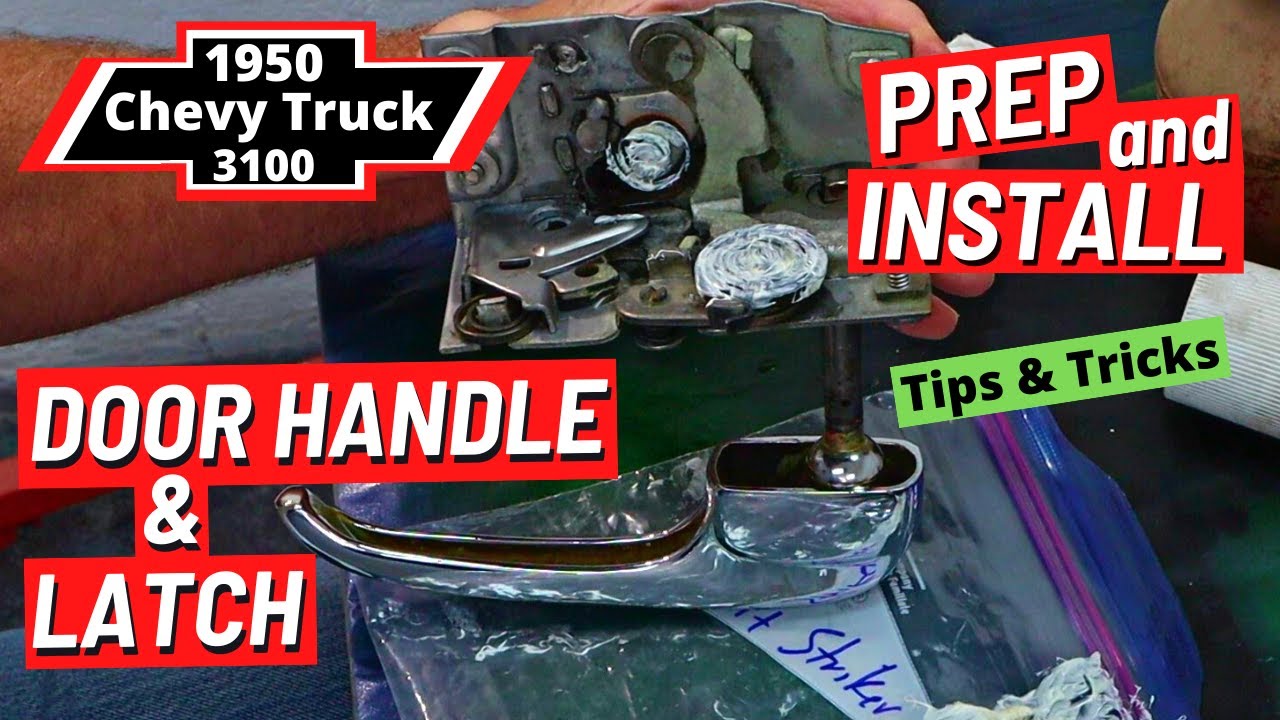 1950 Chevy Truck (Эпизод 70) Установка дверной защелки, ручки и фиксатора
