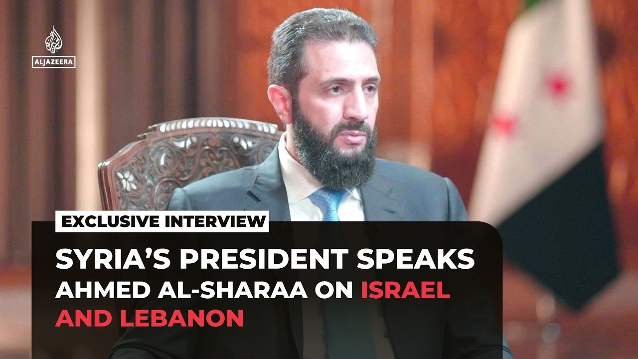 Syria&rsquo;s al-Sharaa rules out Lebanon intervention, open to security deal with Israel