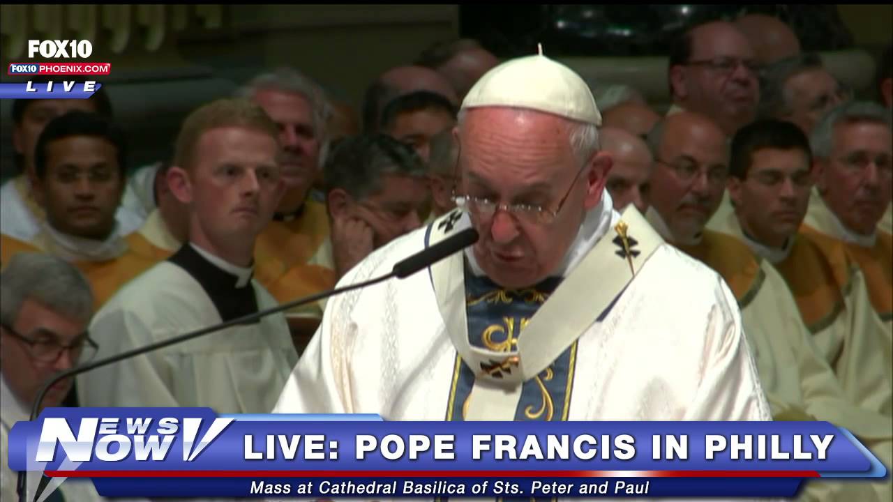FNN: Pope Francis Mass at Cathedral Basilica of Sts. Peter and Paul Philadelphia
