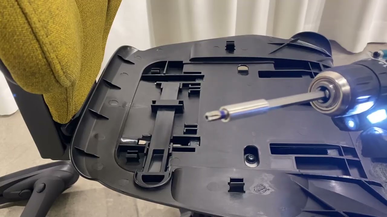Giroflex 64 how to remove traverse and back on