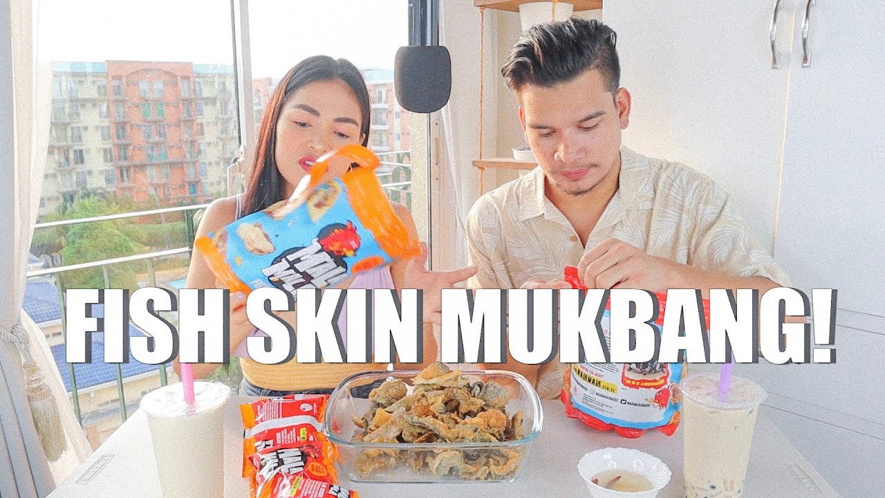 Crunchy and SPICY FISH SKIN Mukbang! ft. Michelle Fox!