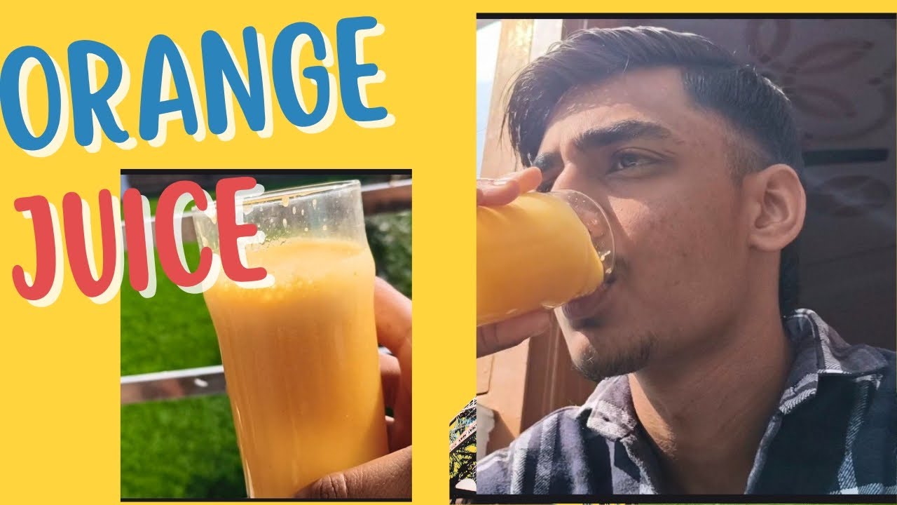 Aaj Banaya Orange Juice||  Stay Safe Stay Healthy💪 