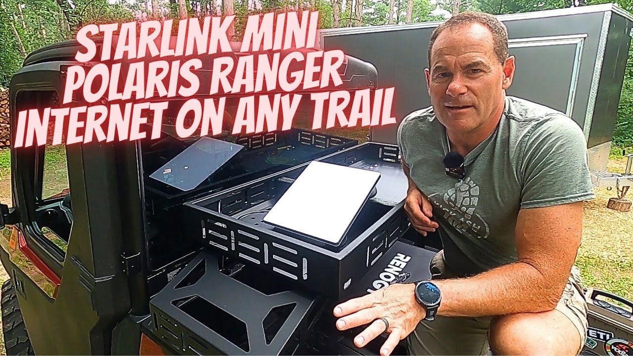 #162 Starlink Mini Set Up - Usage on 2025 Polaris Ranger Northstar - Internet on the Trails