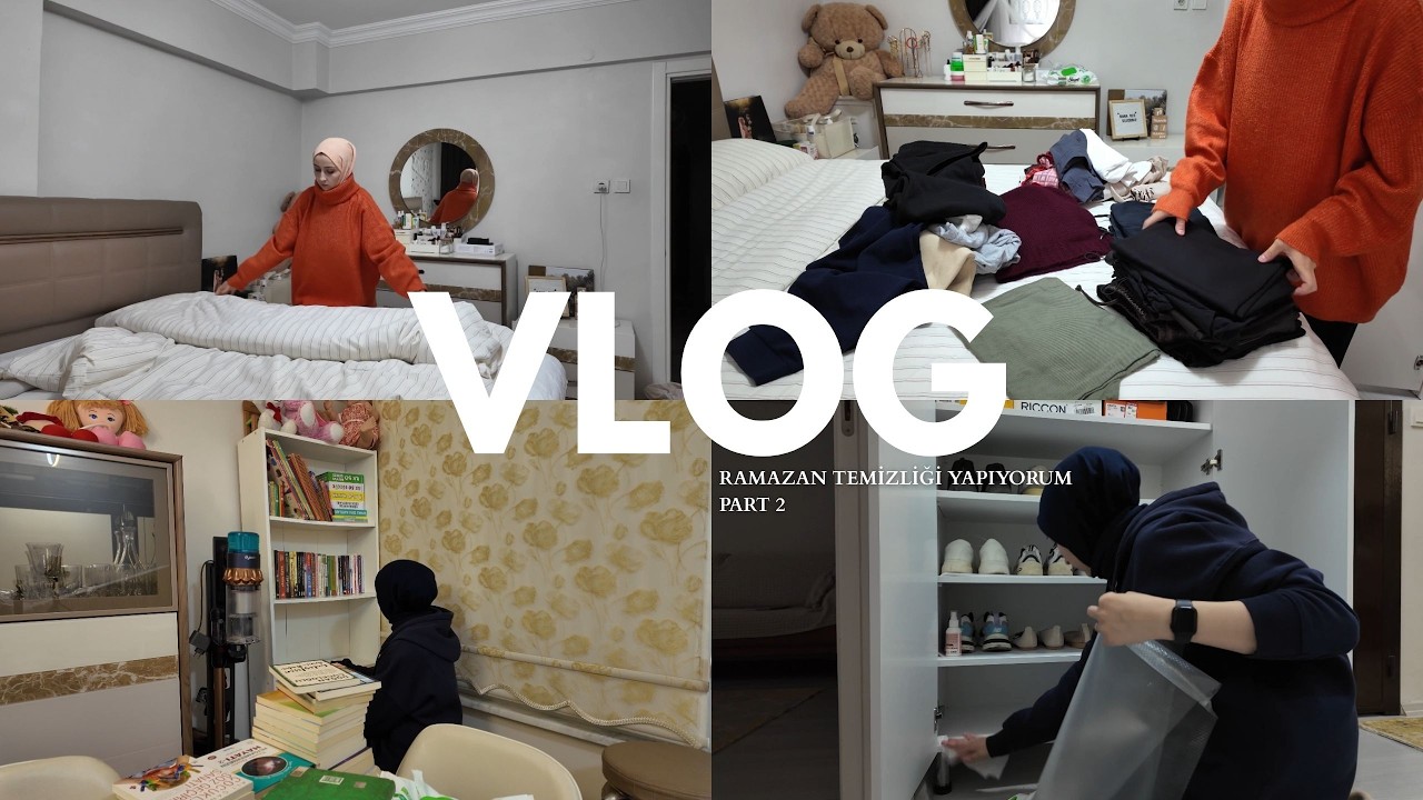 RAMAZAN TEMİZLİĞİ YAPIYORUM PART 2 🧼🧹 SESSİZ VLOG ✨
