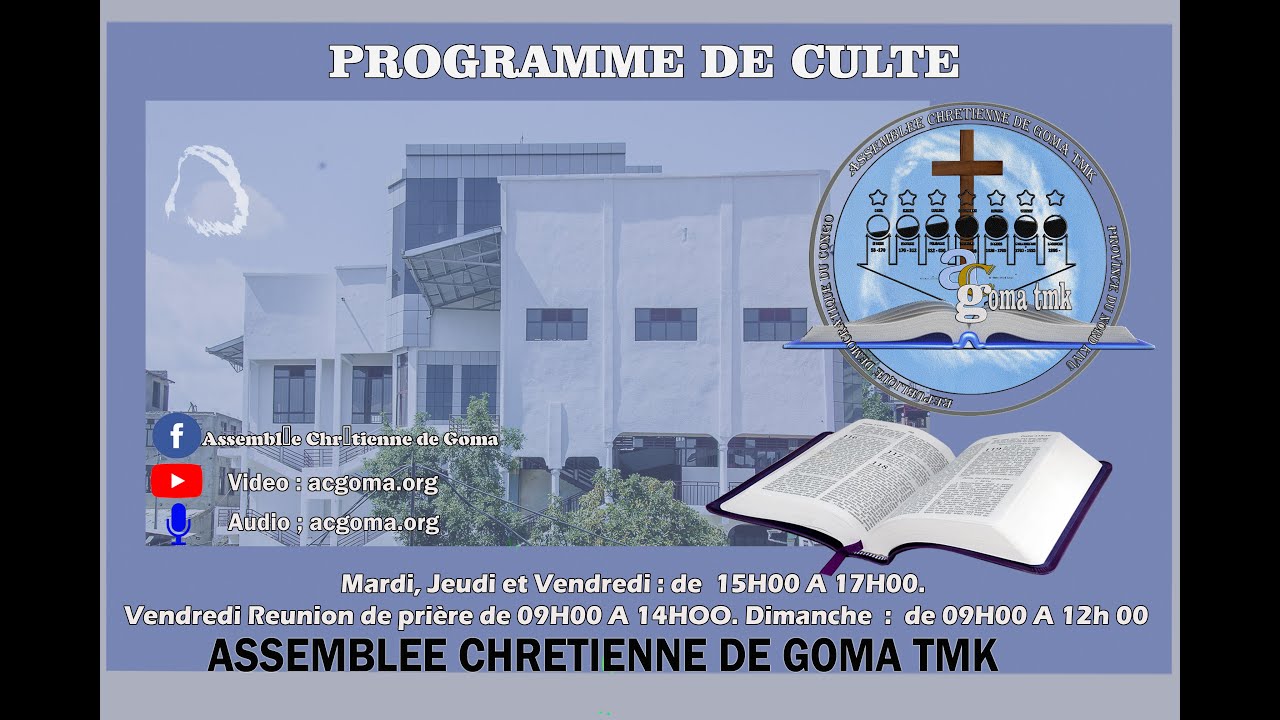 2025 11 Dimanche. Fr SALOMON Kamango. ​Dieu est le rémunérateur de ceux qui le cherchent. acgoma