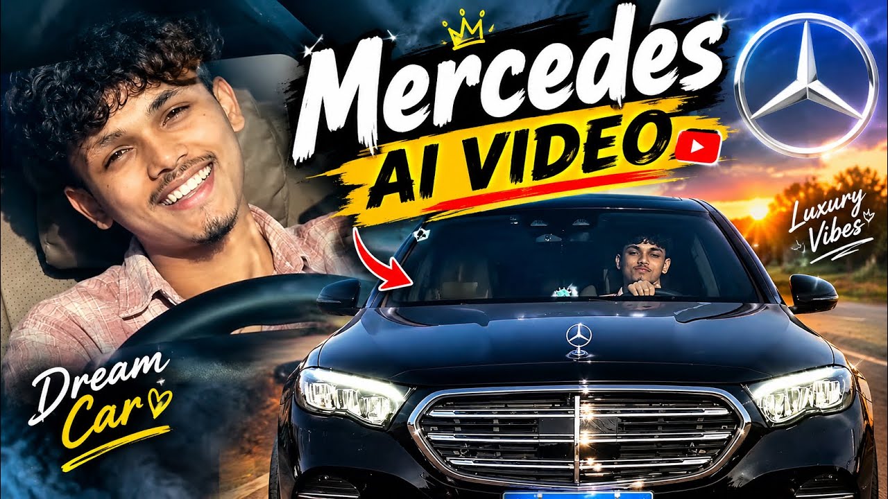 Instagram Viral Mercedes Video | Mercedes Ai Video | Instagram Viral Car Video