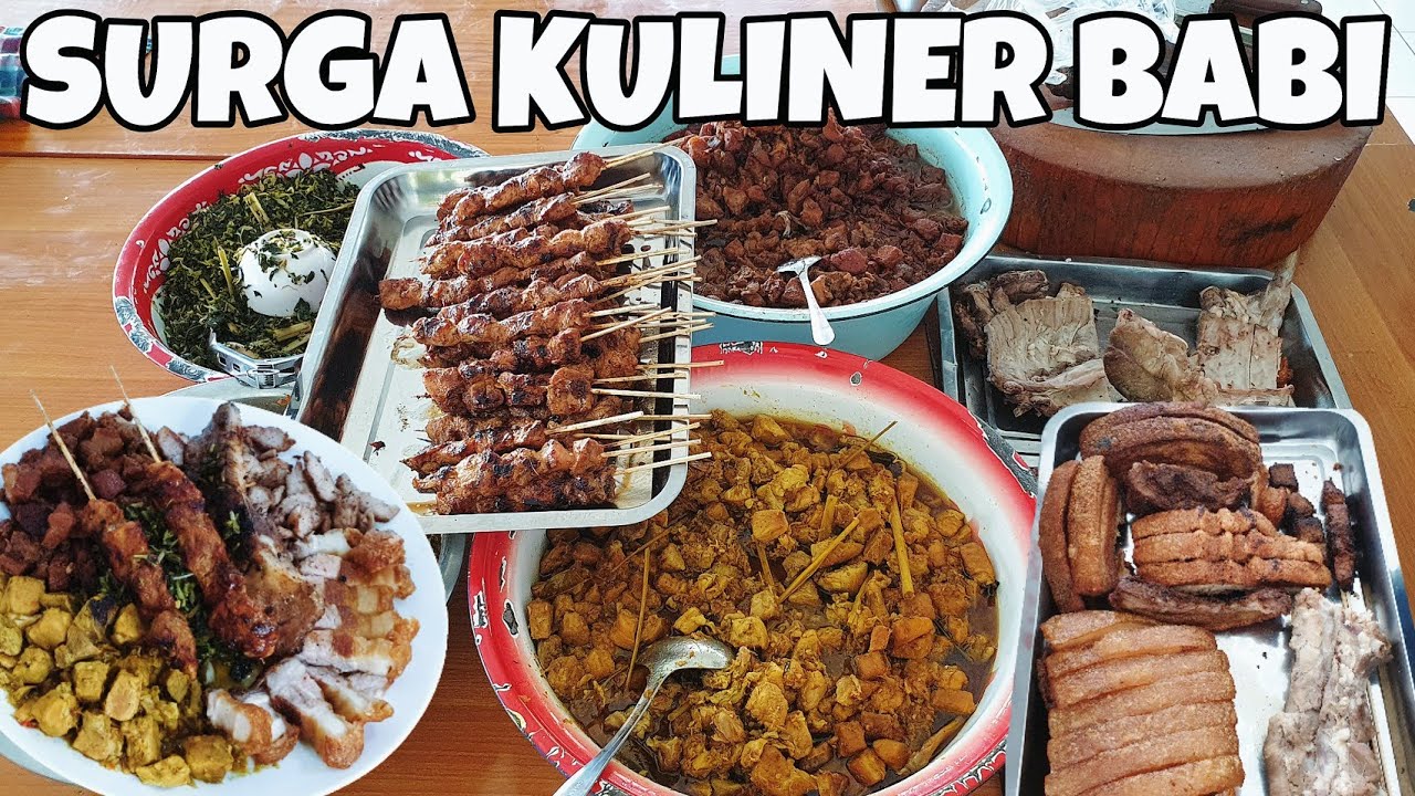 BABI PANGGANG PALING GARING ‼ 8 LAUK BABI DALAM 1 PIRING BESAR ‼ KULINER NON HALAL SURABAYA
