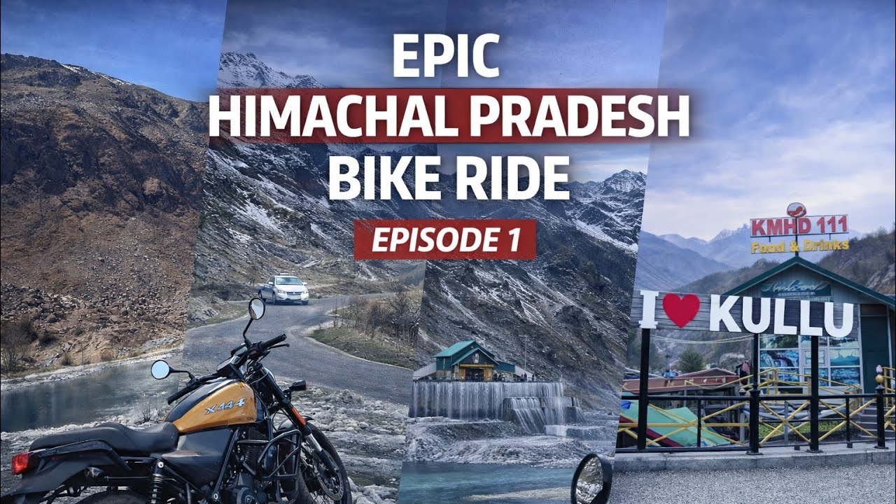 EP 1 - Manali to Sissu and Koksar | #bikeride #himachalpradesh #bengalivlog 