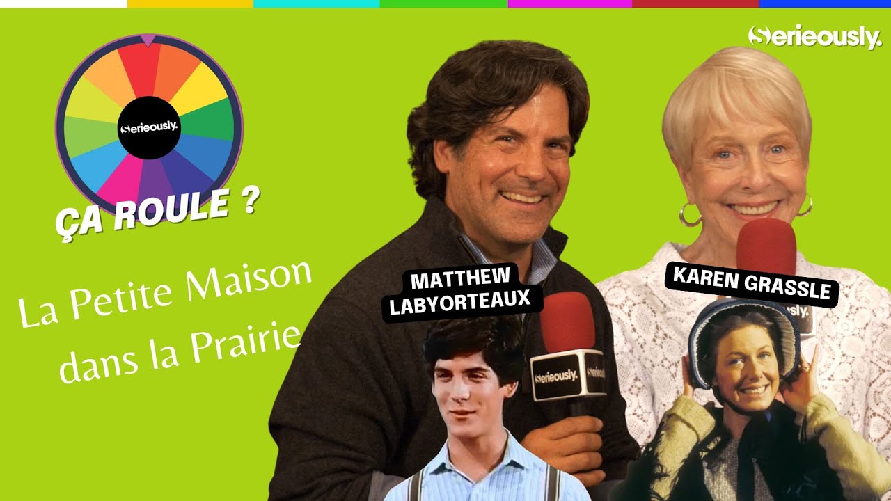 🎡LA PETITE MAISON DANS LA PRAIRIE : Karen Grassle et Matthew Labyorteaux tournent la roue
