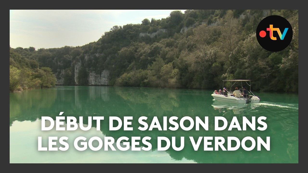 Les touristes au rendez-vous dans les gorges du Verdon pour Pâques, malgré la météo