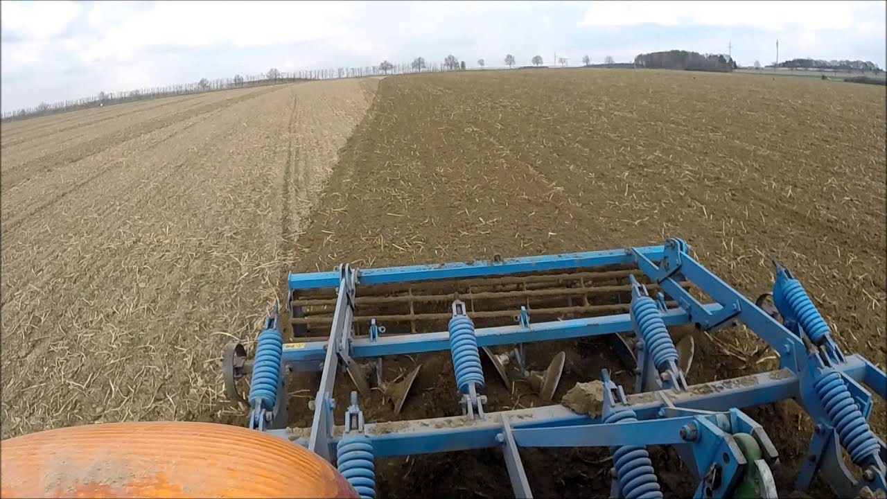John Deere 6520 grubbern 2014 [ with GoPro Hero 3 ] [Fail !!!]