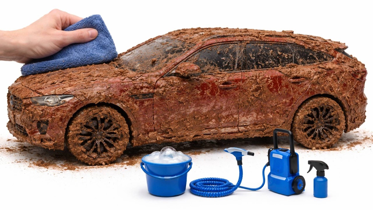 Super Realistic Cleaning of a 123 Jaguar F Pace M