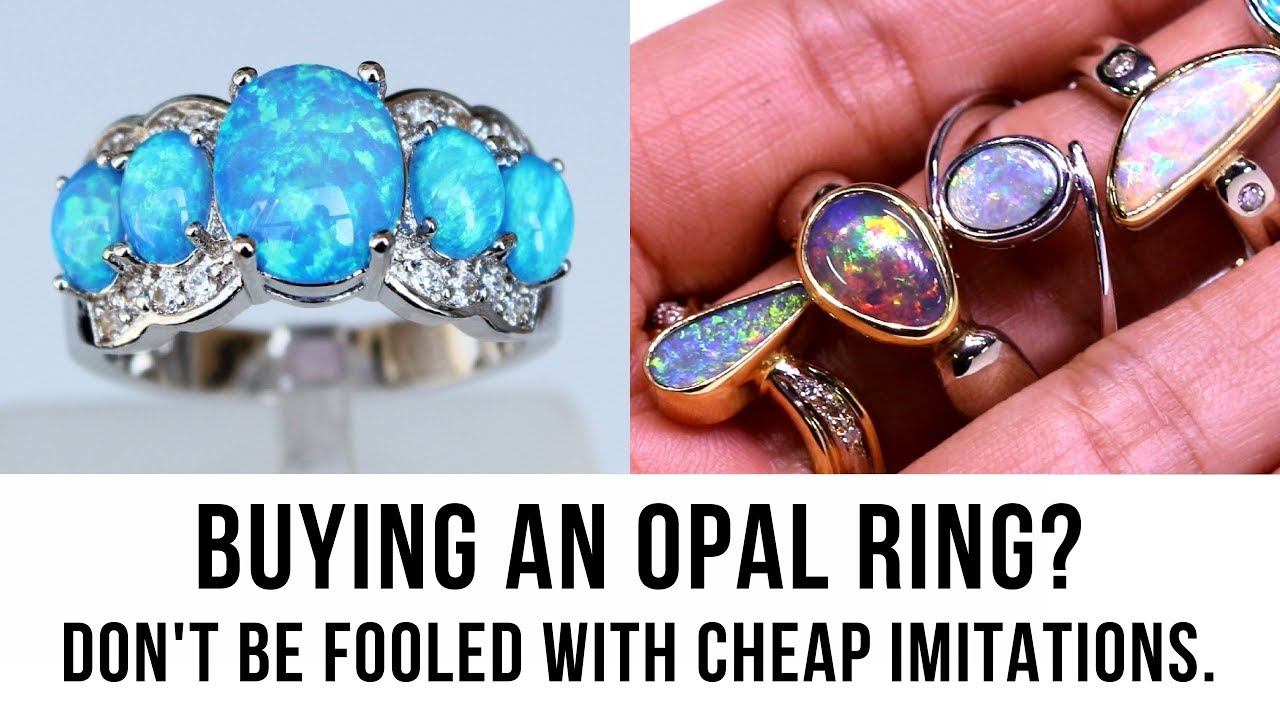 Buying an Opal Ring? Don't be fooled with cheap imitations! 💎