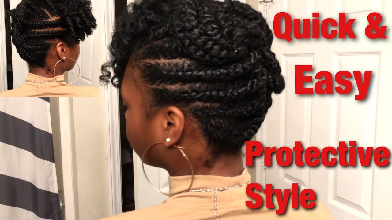 Quick & Easy Winter Protective Style for Natural Hair | Creme of Nature