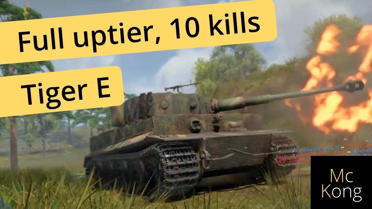 How to play tiger 1 e in War Thunder - Gameplay with tips