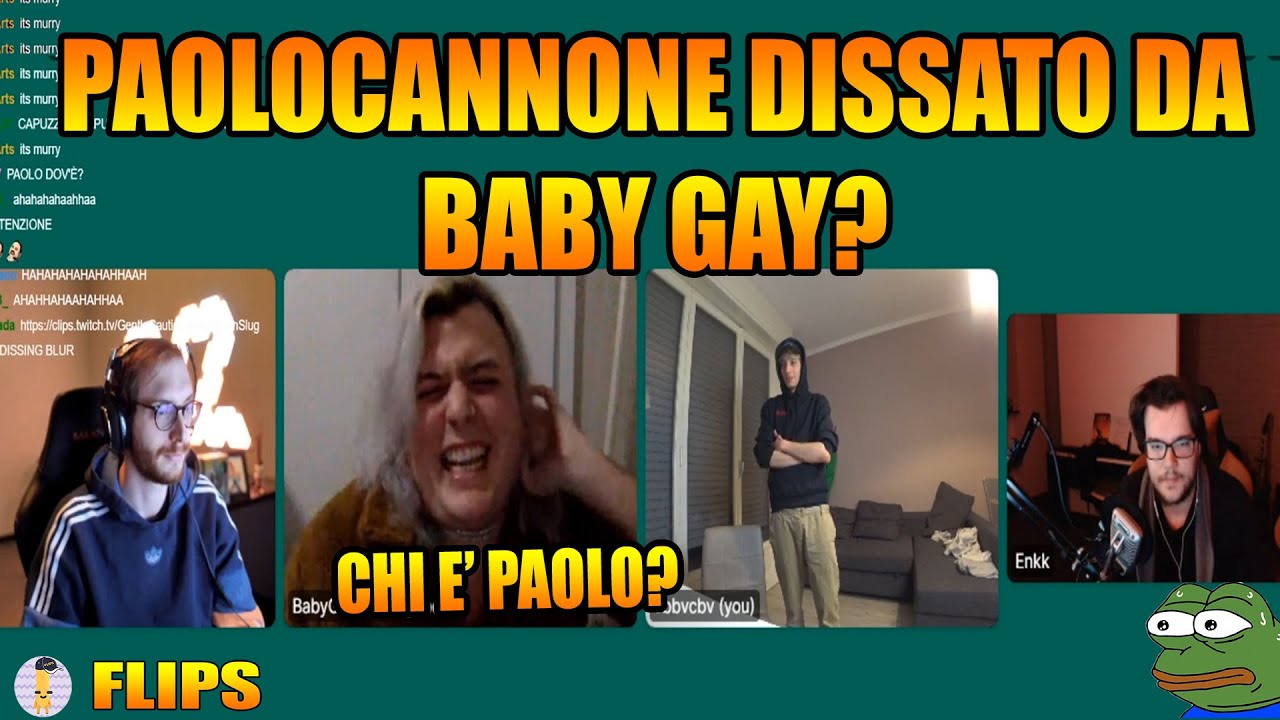 HOMYATOL LIVE👽PAOLOCANNONE VIENE DISSATO DA BABY GAY?