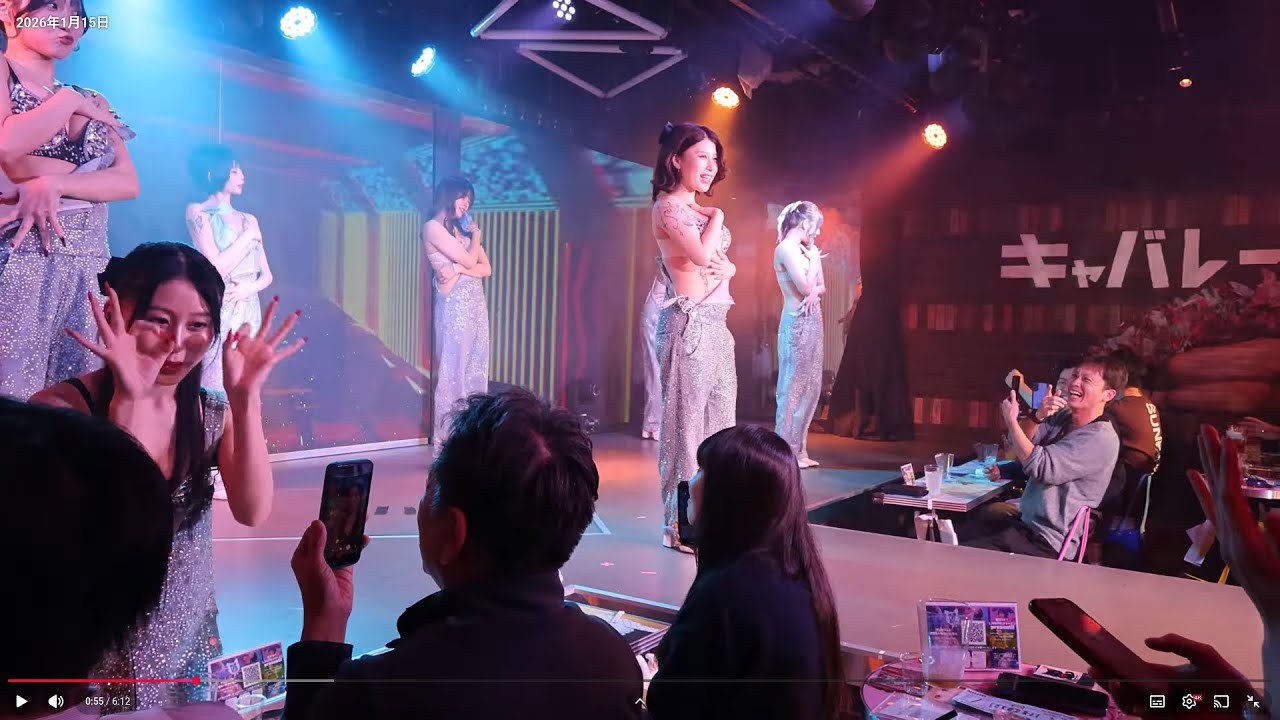 4th Gen 2nd Aniv. J-POP Medley(第2部). 26.1.14. Nagoya's night showcase, Burlesque TS, 名古屋 バーレスクTS