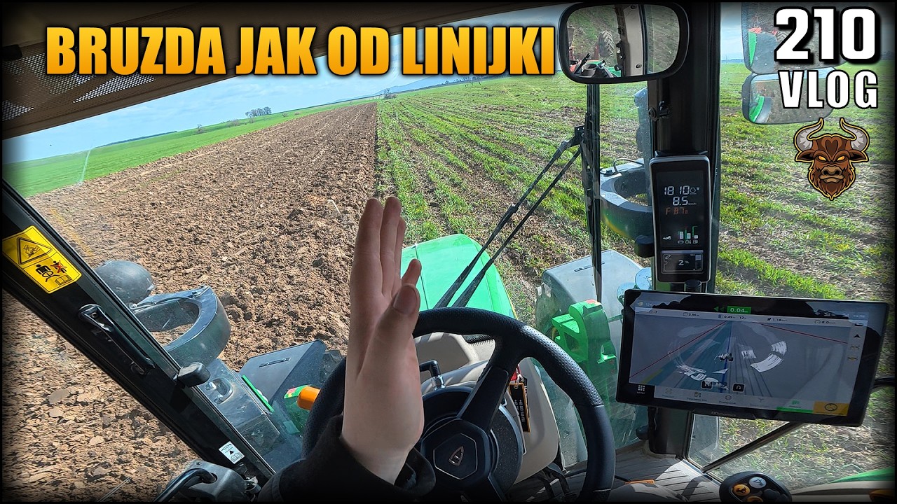 Orka pod kukurydzę - pierwsza praca z nawigacją | Vlog #210