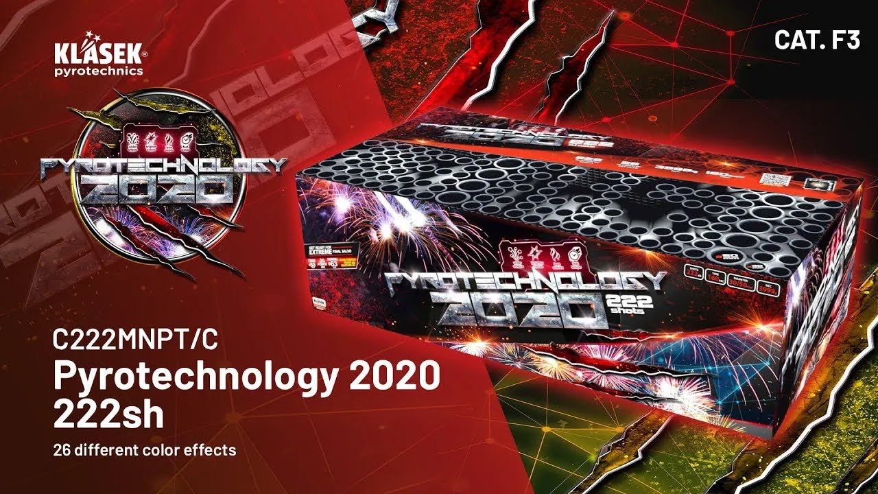 C222MNPT/C Pyrotechnology 2020 222sh | Klasek pyrotechnics