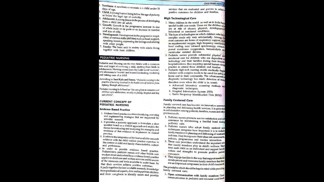 Modern Concepts of Child Care🤔 | pediatrics Nursing |Mithila Nursing #bscnursingryear#5thsemexam