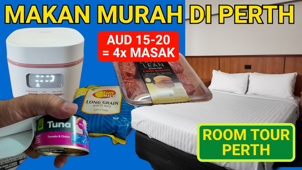 Jalan Kaki Dari Stasiun Perth → Hotel + Resep Rice Cooker Hemat