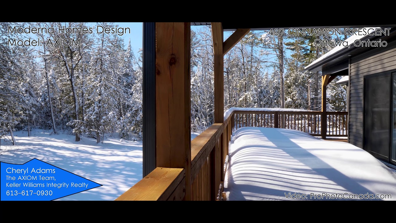 Moderna Homes Ottawa - OPEN HOUSE - Backyard Panorama - Short 4K