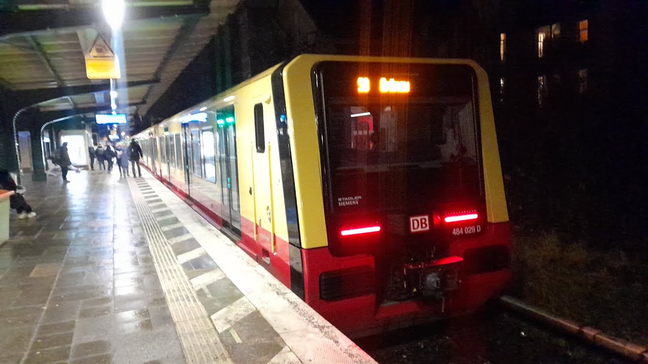 Mitfahrt in der S8 von Schönhauser Allee bis Frankfurter Allee in der BR 484 029 D