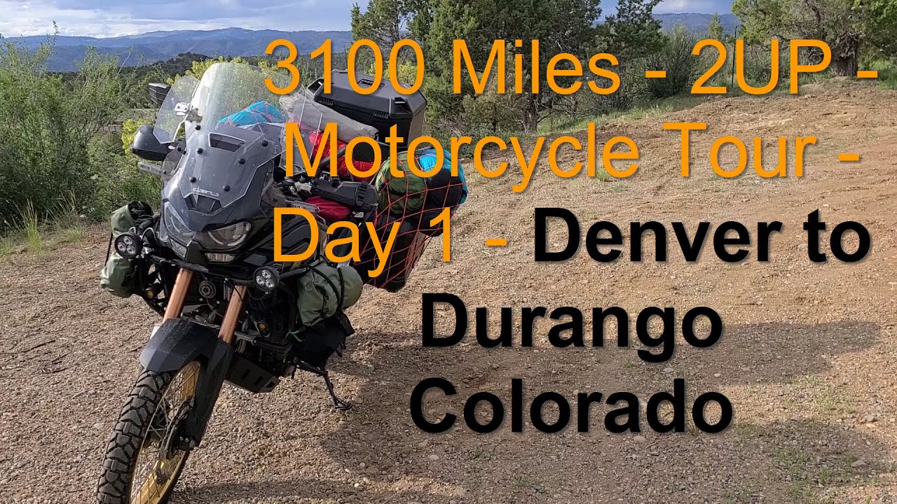 Day 1 Denver to Durango 2UP Tour on a Honda Africa Twin