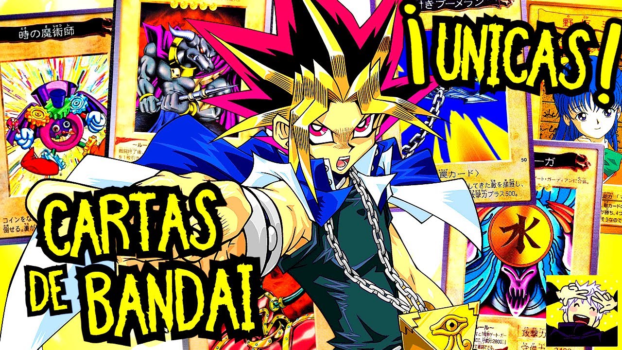 YUGIOH Cartas de Bandai UNICAS ¡Las Primeras de la HISTORIA! Coleccion COMPLETA