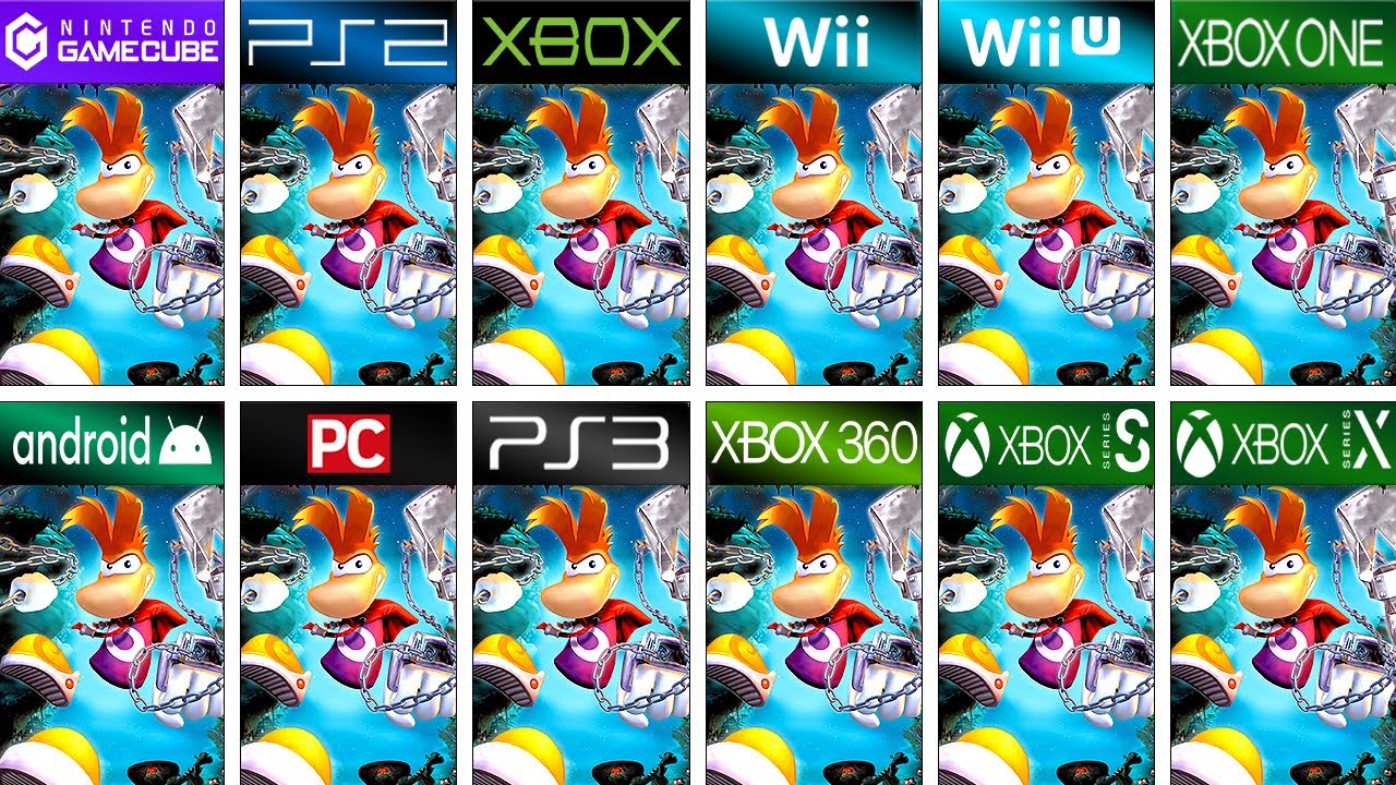 Rayman 3 Hoodlum Havoc in All Platforms (Side by Side) 4K