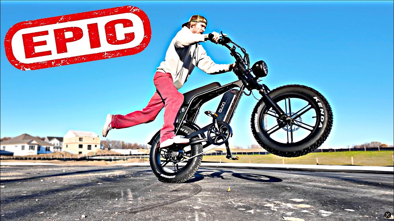 OUXI V8 Fat Tire Urban Sending!! Этот электровелосипед просто шикарен...