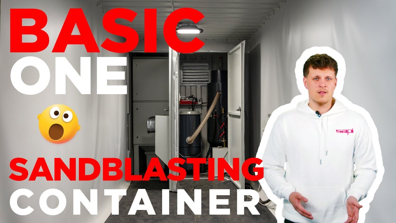 BASIC One: The Ultimate Affordable Sandblasting Container | SAPI GmbH